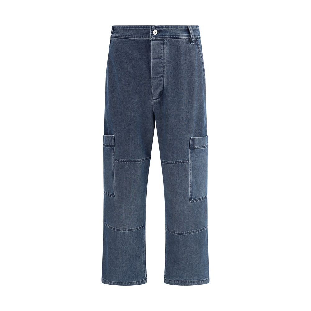 Blue Cotton Jeans Denim