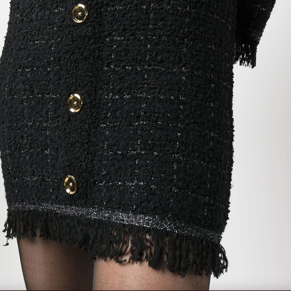 Black Polyester Skirt