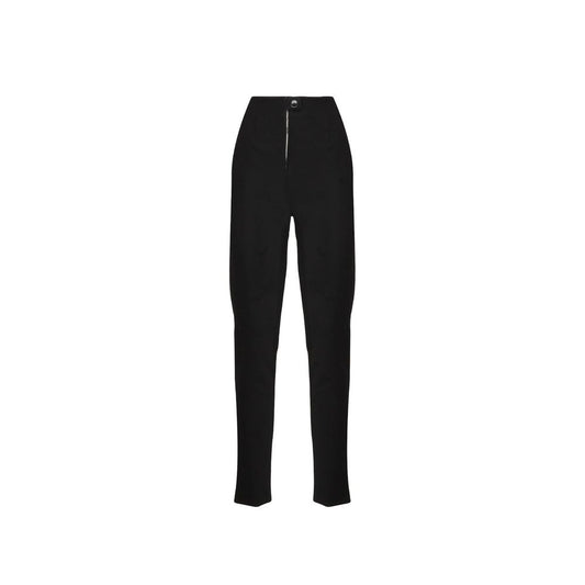 Black Elastane Leggings