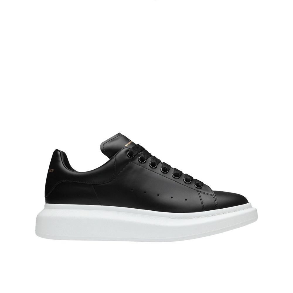 Black Calfskin Chunky Sneakers