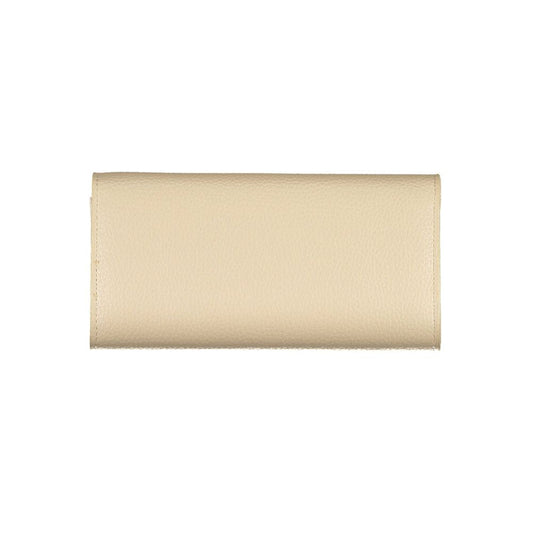Beige Polyethylene Wallet
