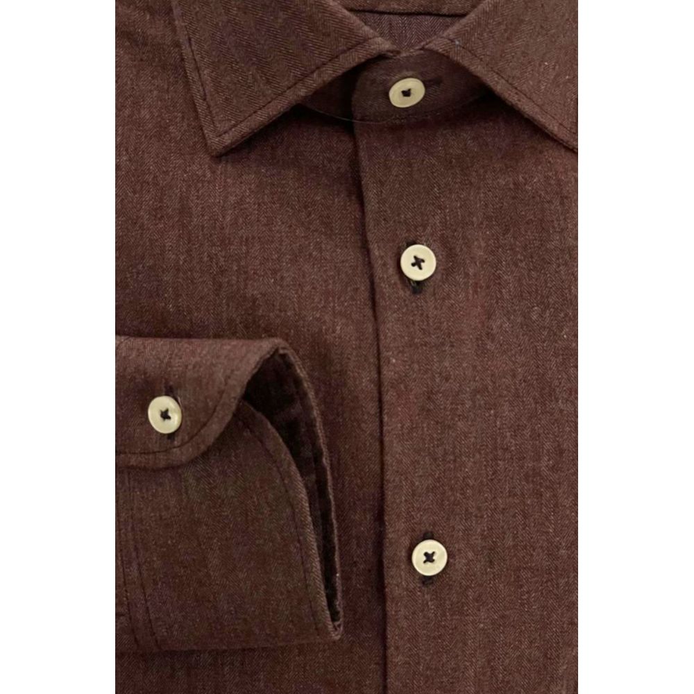 Red Cotton Men's Shirt