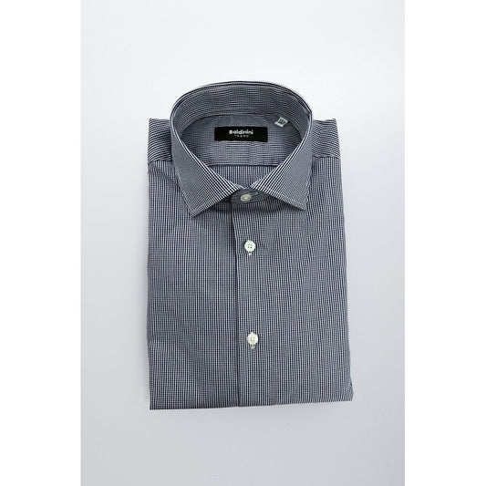 Blue Cotton Men's Shirt
