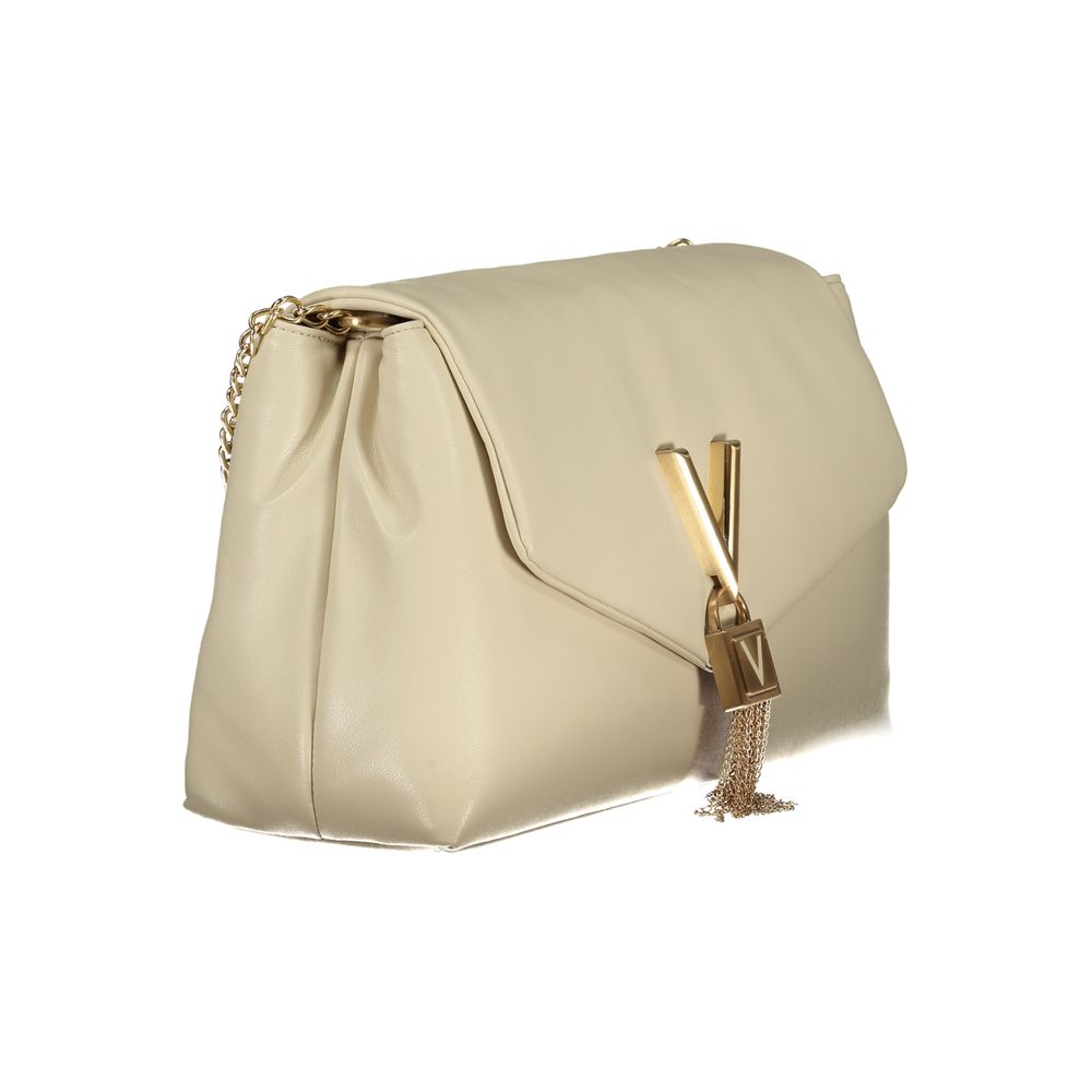 Beige Polyethylene Handbag