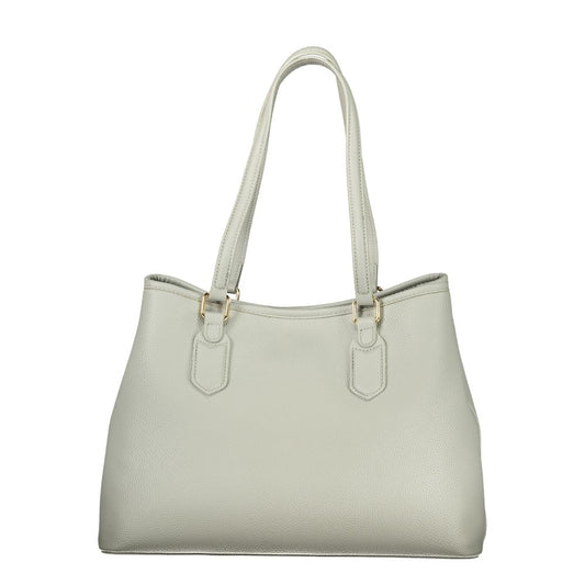 Gray Polyethylene Handbag