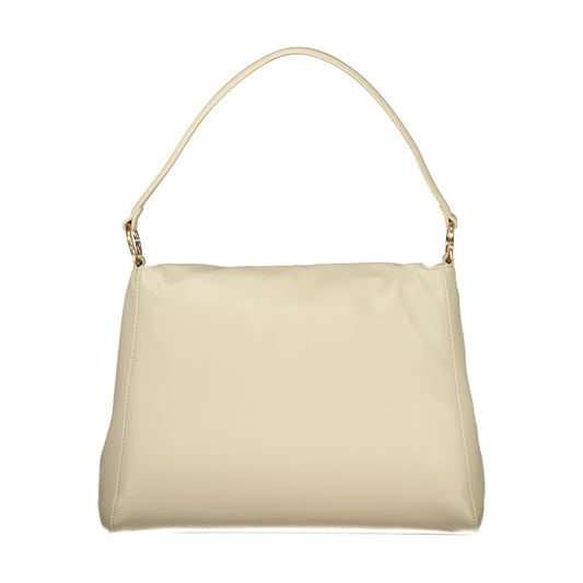 Beige Polyethylene Handbag