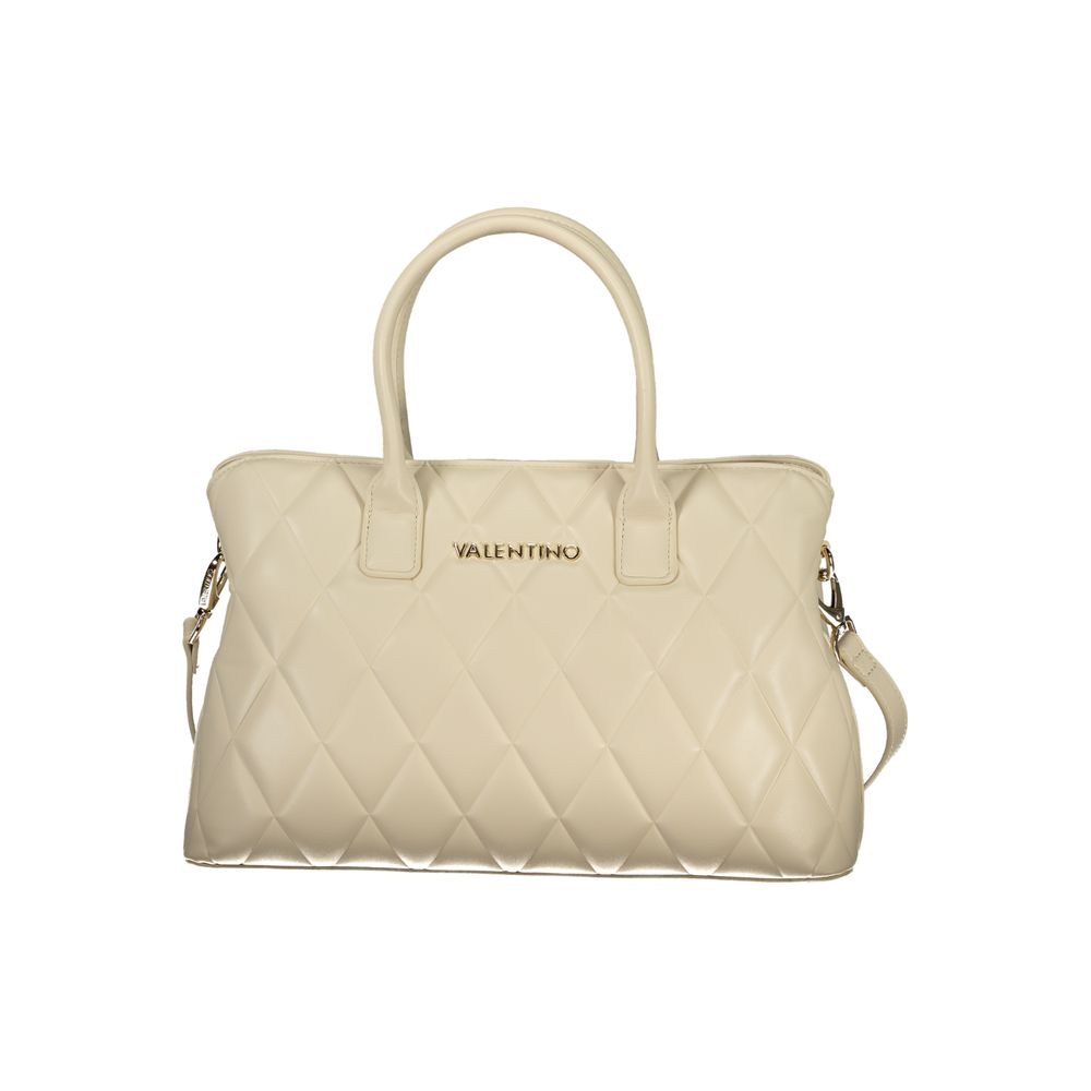 Beige Polyethylene Handbag