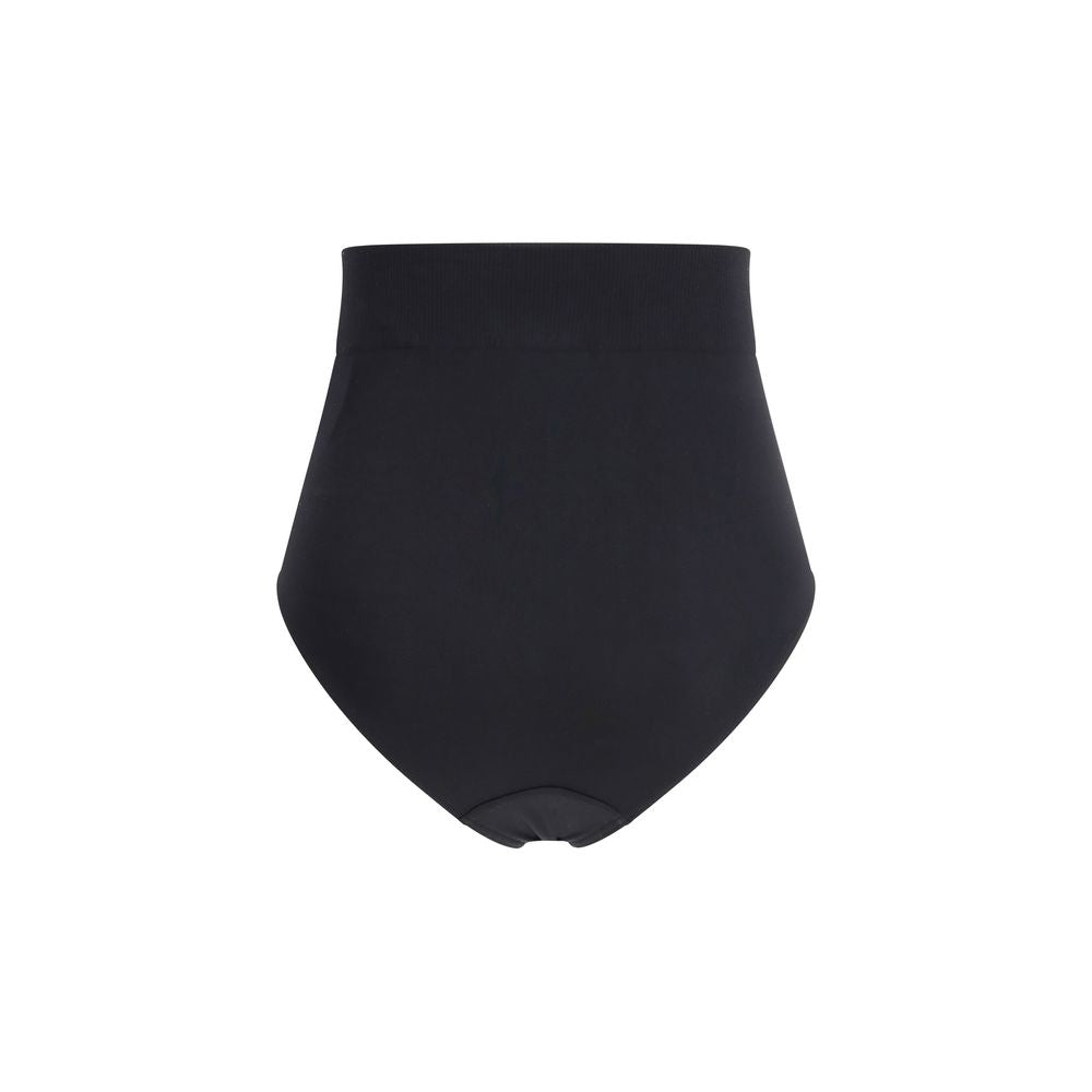 Black Polyamide Bermuda Shorts