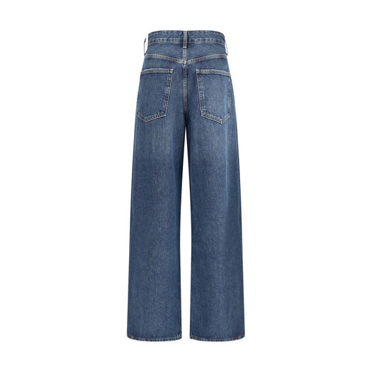 Blue Cotton Jeans Denim