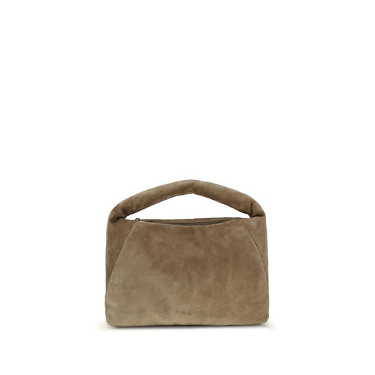 Beige Calf Leather Bos Taurus Handbag