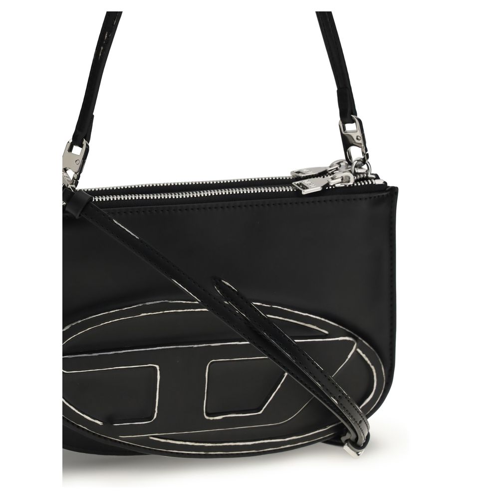 Black Calf Leather Bos Taurus Shoulder Bag