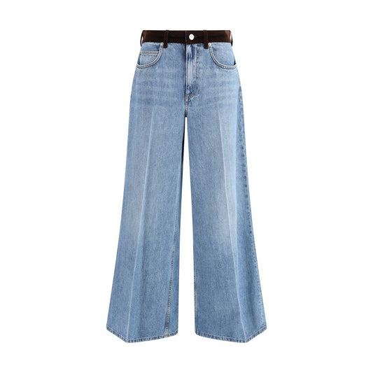 Light Blue Cotton Jeans Denim
