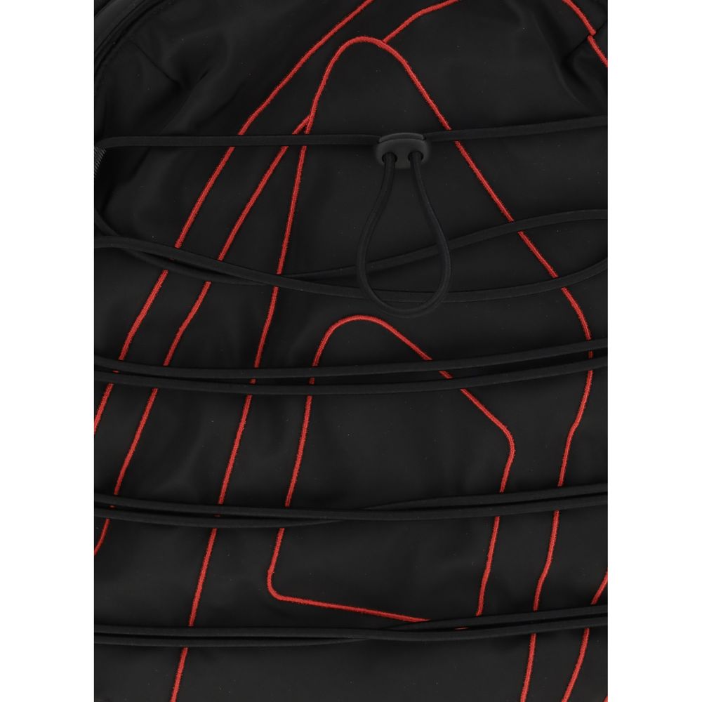 Black Polyester Backpack