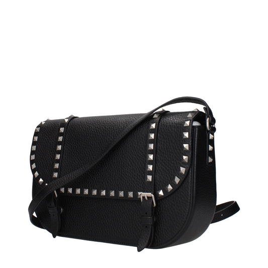 Black Leather Crossbody Bag