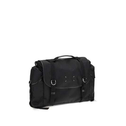 Black Polyamide Shoulder Bag