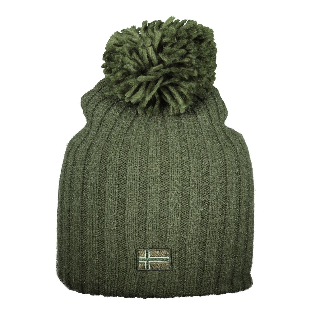 Green Polyester Women Hat