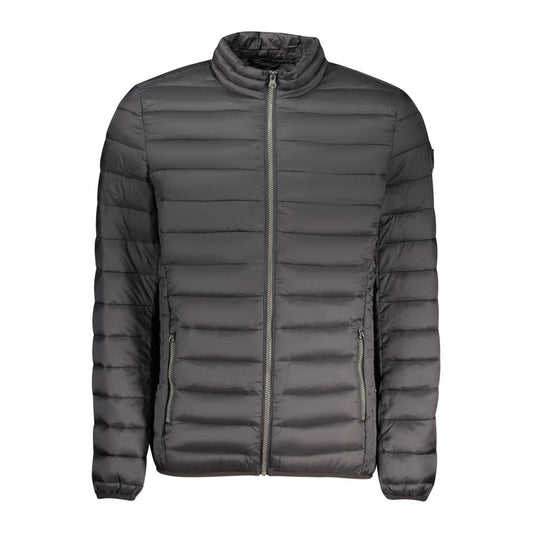Black Polyamide Men Jacket