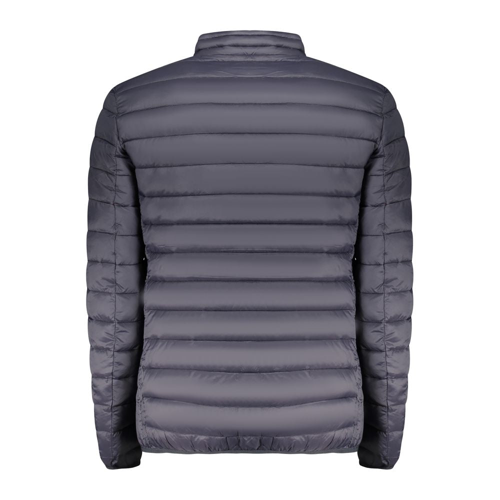 Blue Polyamide Men Jacket