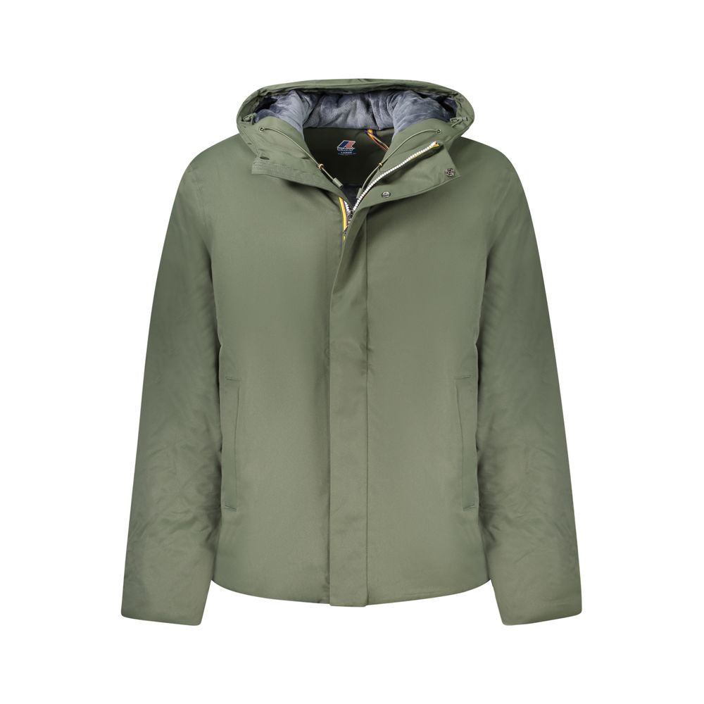 Green Polyester Jackets & Coat