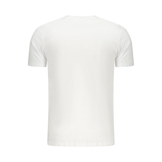 White Cotton Men's T-Shirt