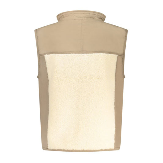 Beige Polyamide Men Jacket