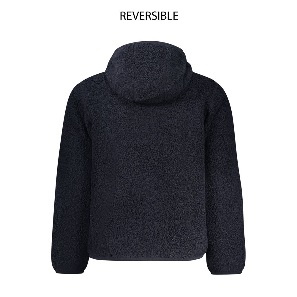 Blue Polyester Jackets & Coat