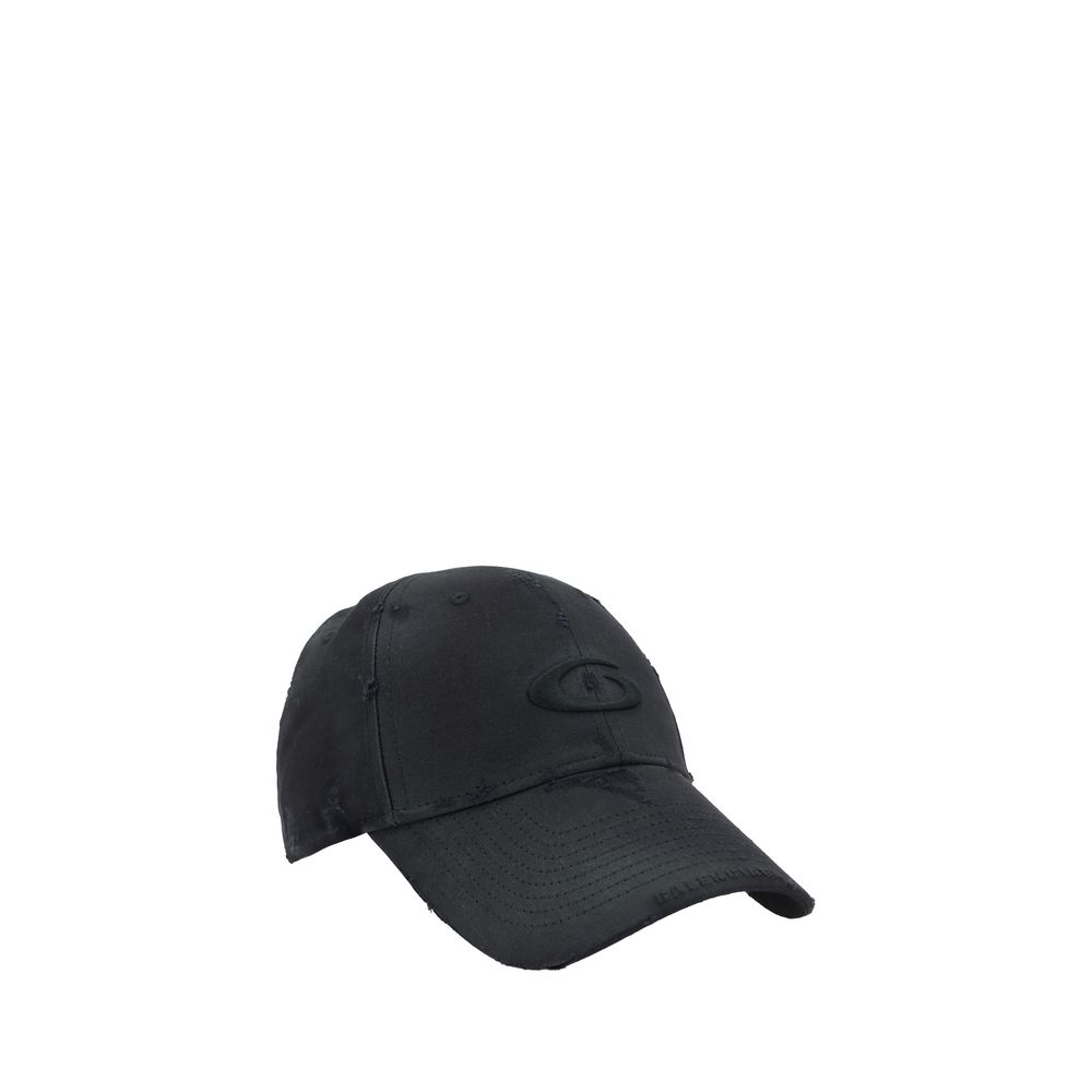 Black Cotton Cap (Baseball Hat)