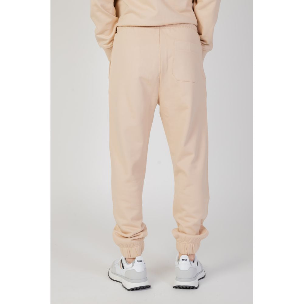 Beige Cotton Joggers (Workout Pants)