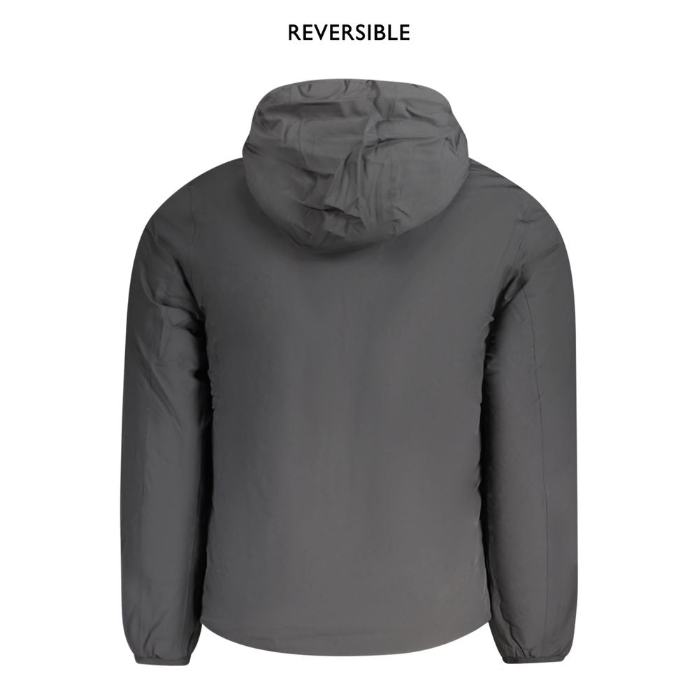 Black Nylon Jackets & Coat