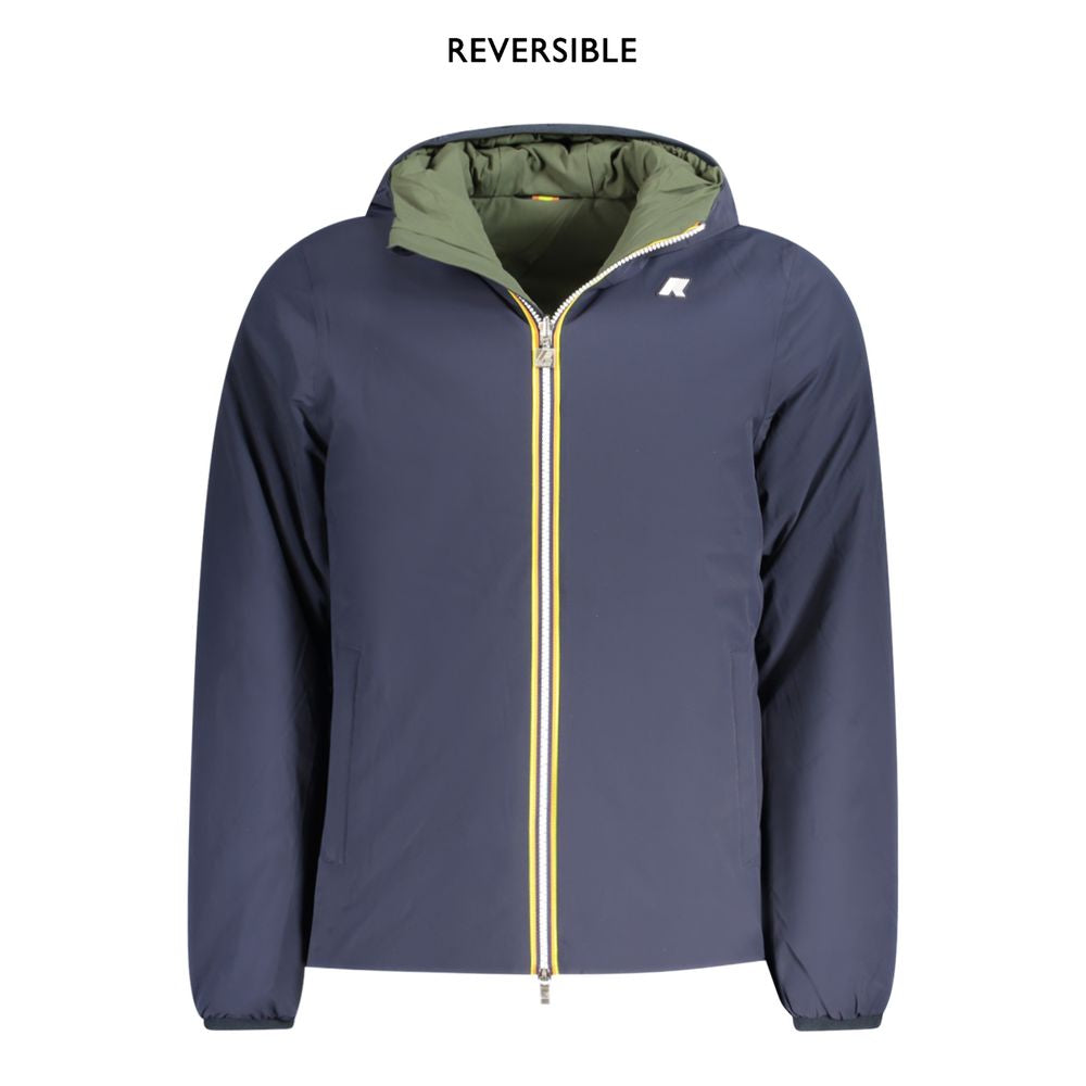 Blue Nylon Jackets & Coat