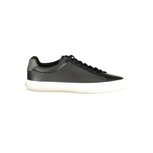 Black Polyester Sneaker