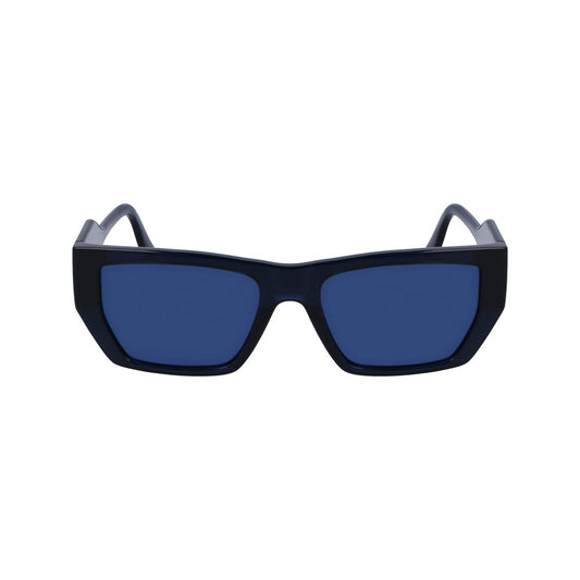 Blue Injected Sunglasses