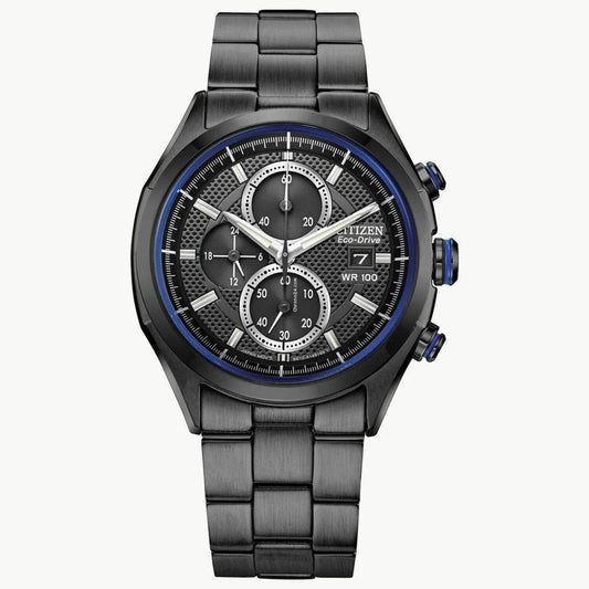 Black Stainless Steel Sport Watch