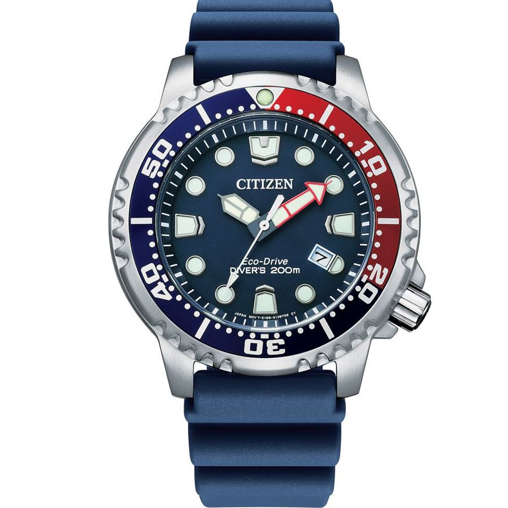 Blue Rubber Sport Watch