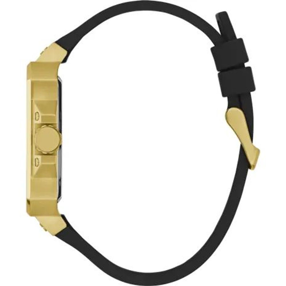 Black Synthetic Dress Watch