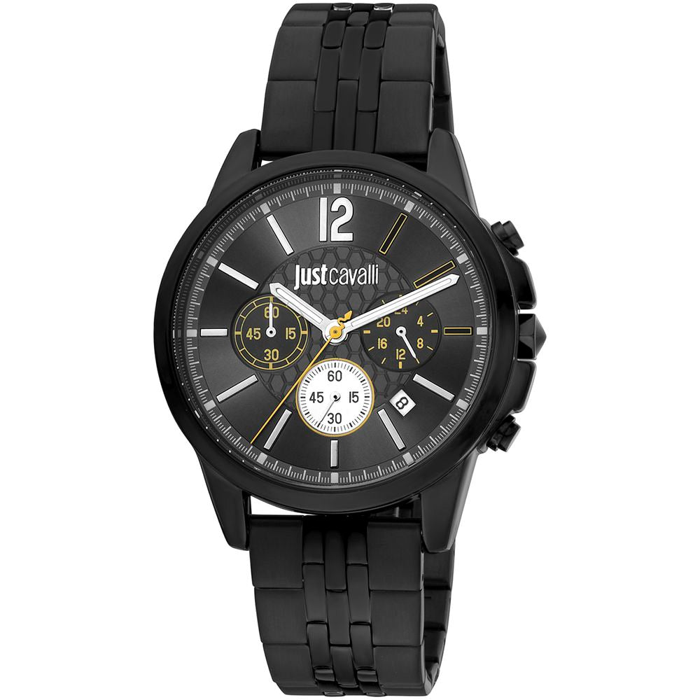 Black Stainless Steel Dress Watch