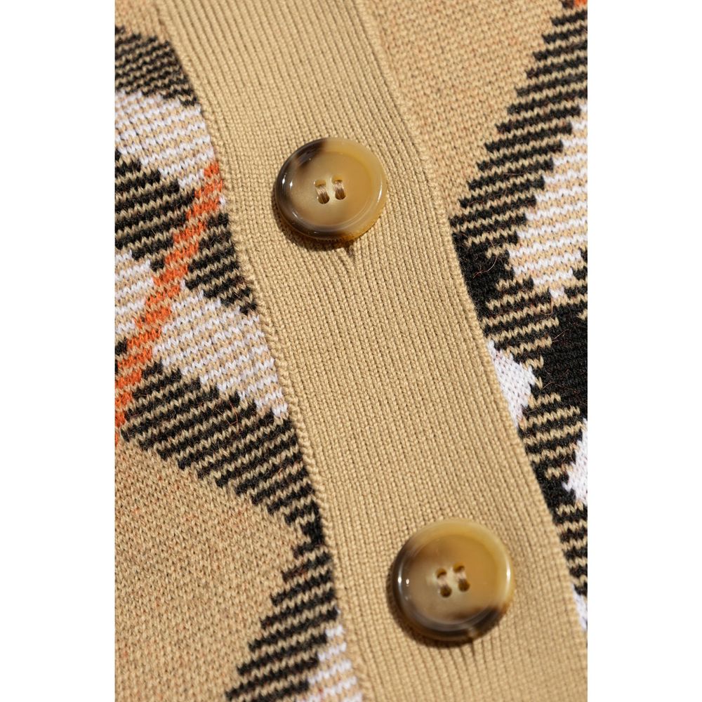 Brown Mohair Cardigan