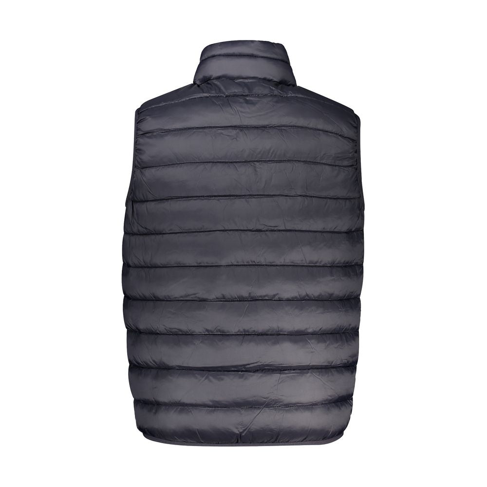 Black Polyamide Sleveless Jacket