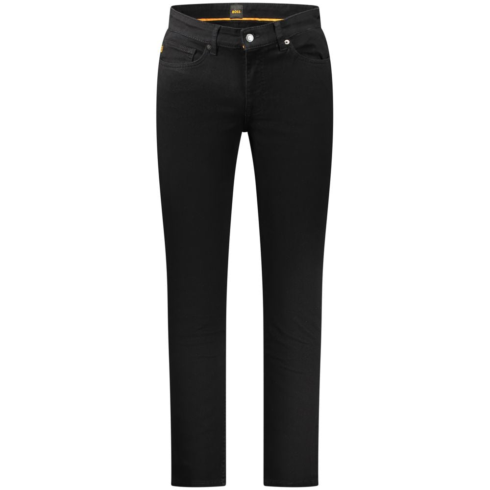 Black Cotton Jeans Denim