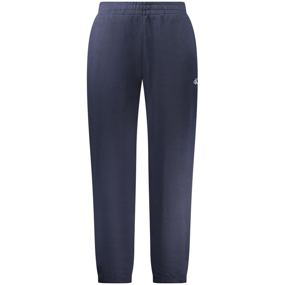 Blue Cotton Men's Sport Trouser
