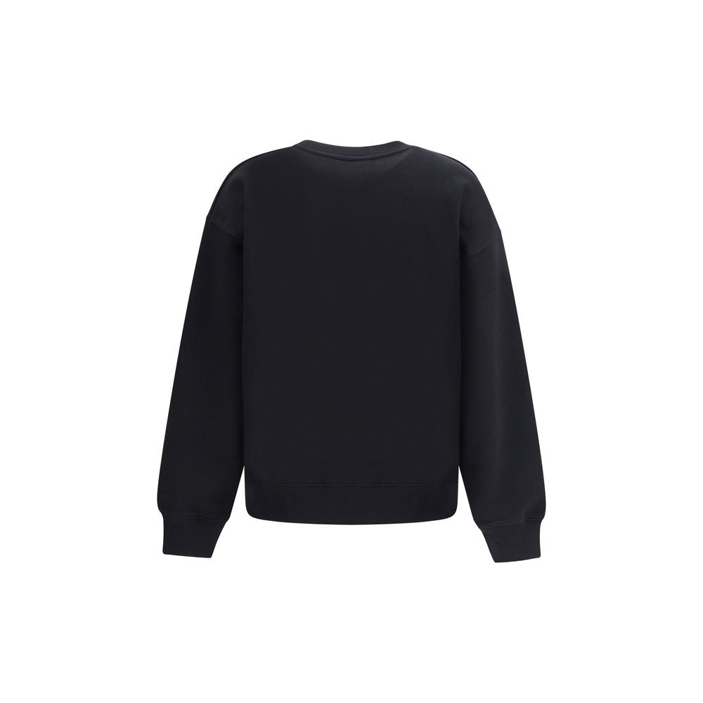 Black Cotton Sweatshirt