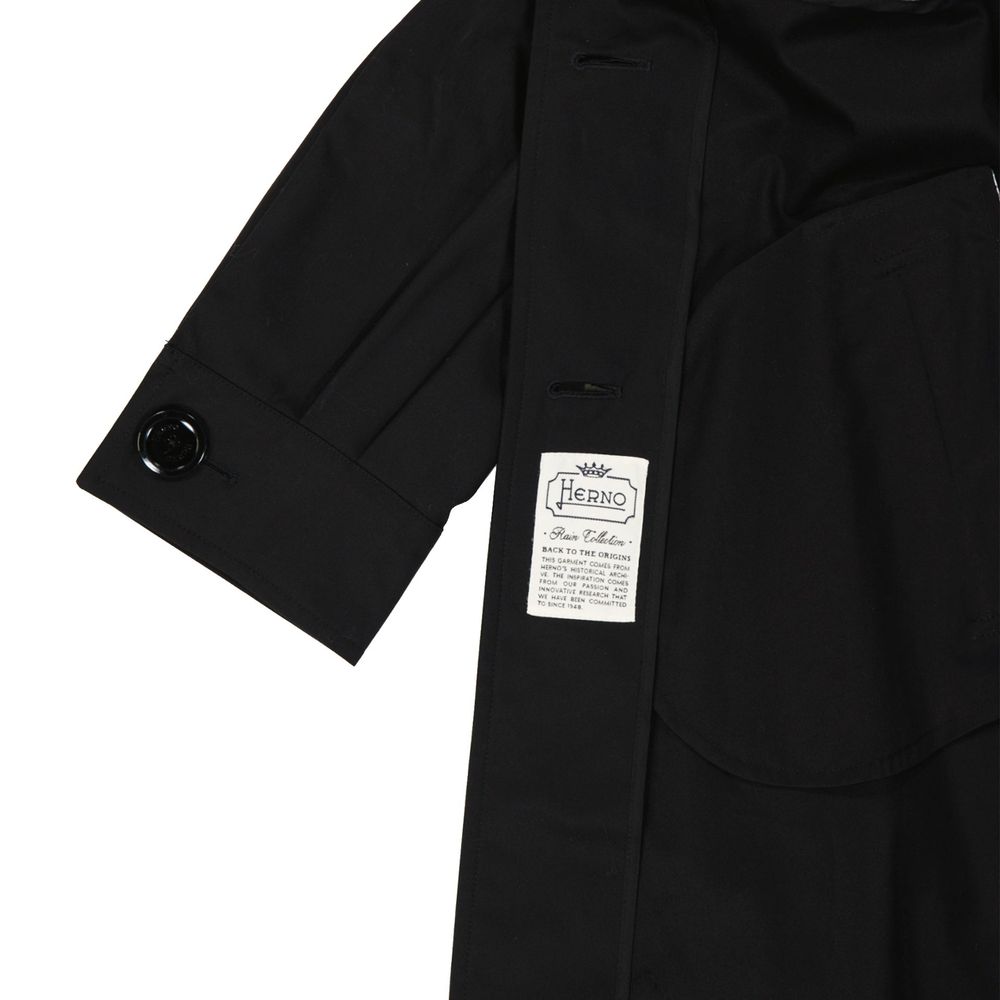Black Cotton Parka