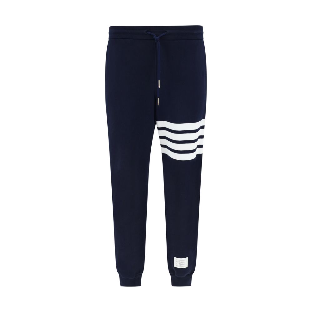 Blue Cotton Joggers (Workout Pants)