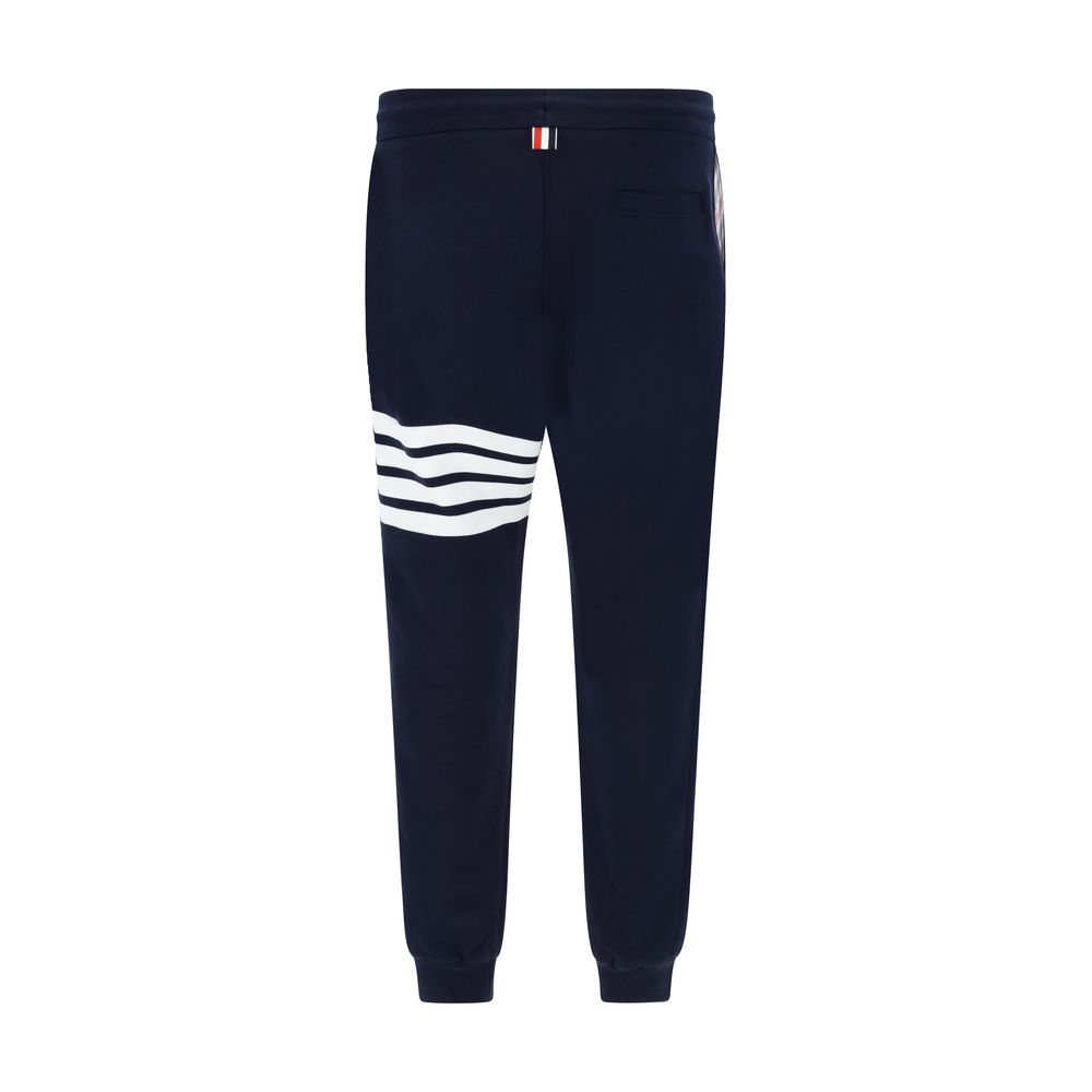 Blue Cotton Joggers (Workout Pants)