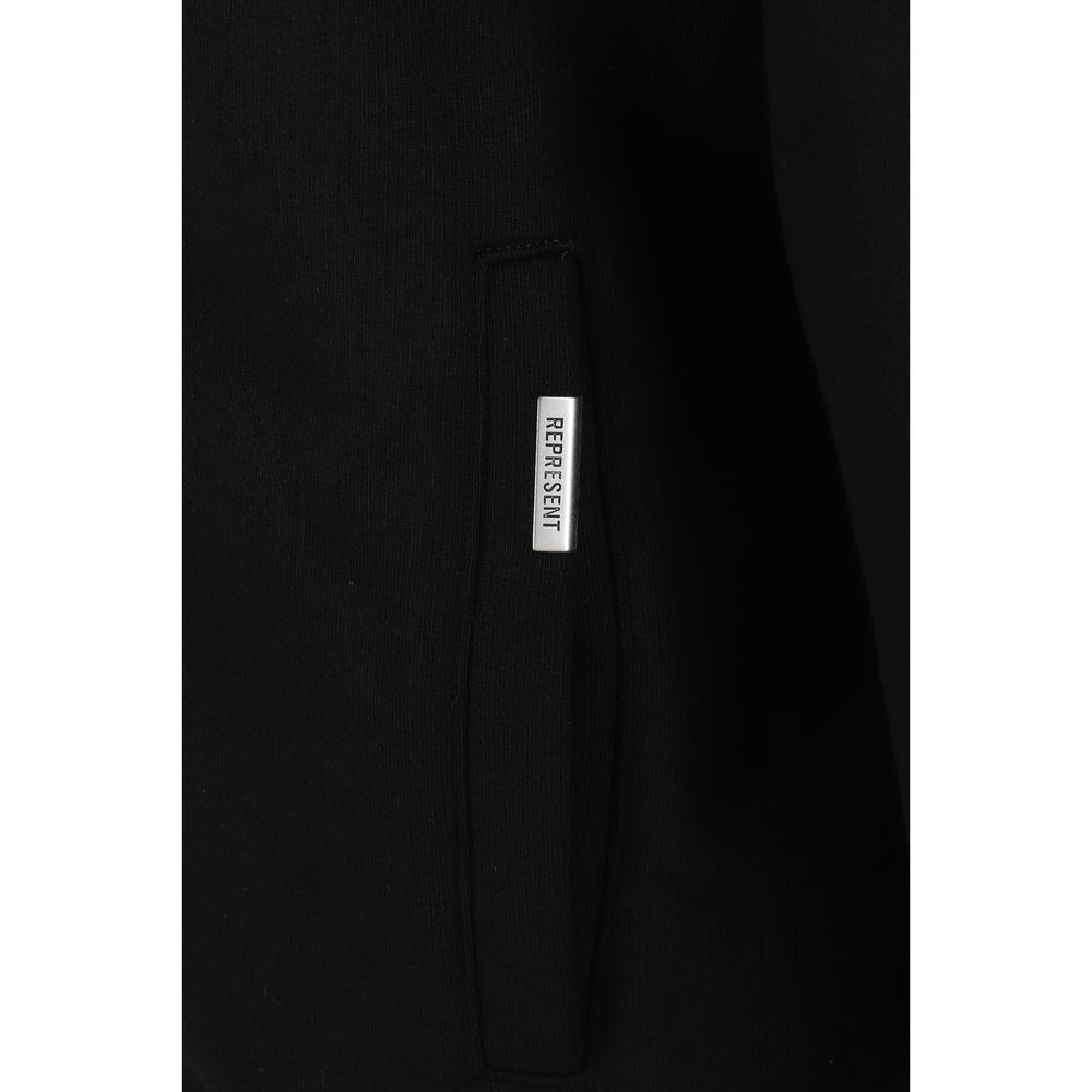 Black Cotton Sweatshirt