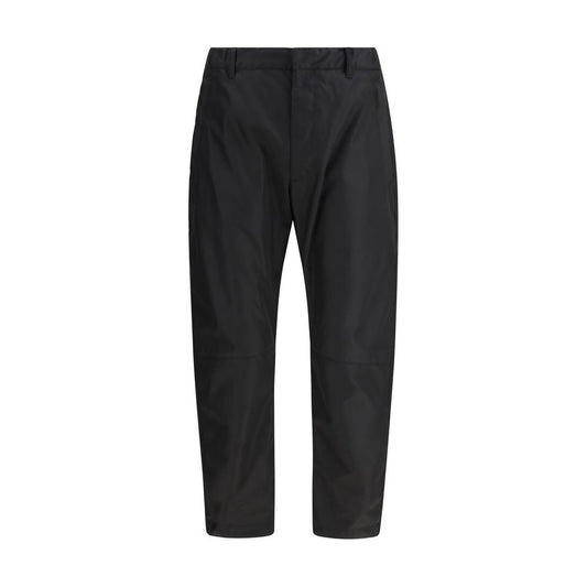 Black Recycled Polyamide Casual Pants