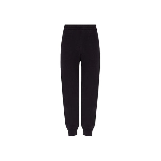 Black Cotton Joggers (Workout Pants)