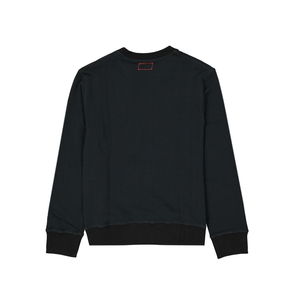 Black Cotton Sweatshirt