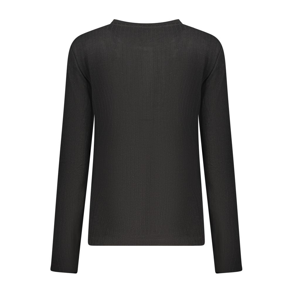 Black Polyester Women's Sweater