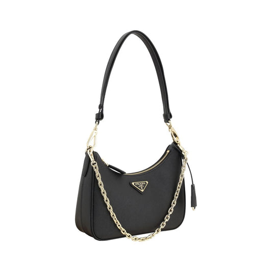 Black Calf Leather Bos Taurus Shoulder Bag